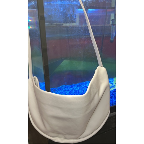 ZARA ~ HALF MOON LEATHER CROSSBODY BAG (NWT) - Picture 11 of 12